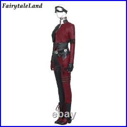 Suicide Squad Harley Quinn Cosplay Costume Punk Jacket Halloween Joker Outfit