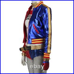 Suicide Squad Joker Harley Quinn Cosplay Costume Sexy Outfit With Accessories