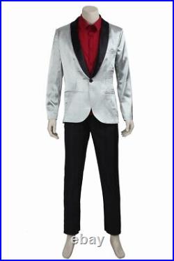 Suicide Squad Joker Suit Full Set Uniform Halloween Cosplay Costume