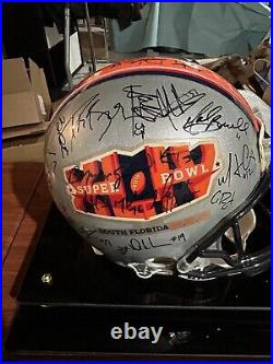 Super Bowl 44 New Orleans Saints Team Signed Proline Full Size Helmet