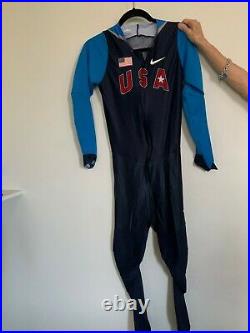 TEAM USA Nike Swift Pro Elite Track FULL BODY SUIT olympic speedsuit skinsuit