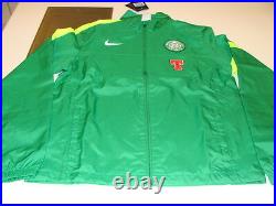 Team Celtic FC 2013 Soccer Full Zip Sideline Woven Jacket M Top Football NWT
