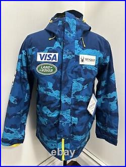 Team Issue USA Ski Team Spyder Gore-Tex Infinium Jacket Blue Men's M Rare