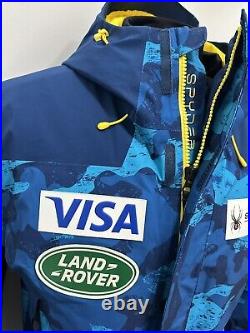 Team Issue USA Ski Team Spyder Gore-Tex Infinium Jacket Blue Men's M Rare