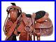 Team Roping Saddle Western Horse Pleasure Ranch Roper Leather Tack 15 16 17 18