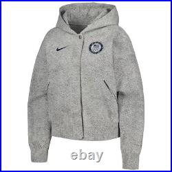 Team USA Nike Women's Media Day Oversized Cropped Hoodie Performance Full-Zip Ja