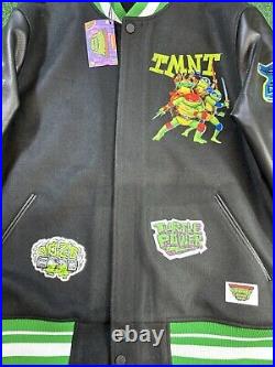 Teenage Mutant Ninja Turtles Freeze Max Team Turtles Varsity Full-Snap Jacket L