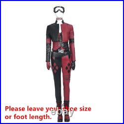 The Suicide Squad 2 Harley Quinn Cosplay Costume Halloween Joker Women Outfit