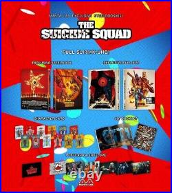 The Suicide Squad Full Slip 4K UHD Blu-ray SteelBook Manta Lab