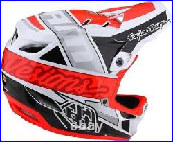 Troy Lee Designs D4 Composite Full-Face MTB Helmet MIPS Team Sram White/Glo Red