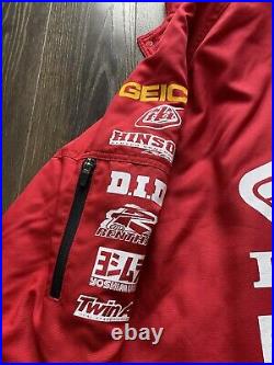 Troy Lee Designs Honda Racing Muscle Milk Team Jacket Men's xl Red HRC NEW