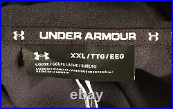 UNDER ARMOUR x MARYLAND Team Issued Full Zip Jacket Black Men's Size 2XL New