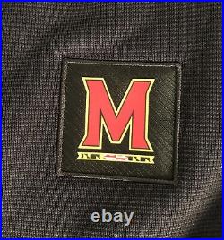 UNDER ARMOUR x MARYLAND Team Issued Full Zip Jacket Black Men's Size 2XL New