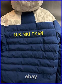 US Ski Team Spyder Rocket GoreTex Infinium Down Jacket Snow Camo Medical Rare