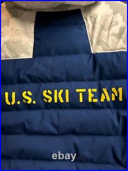 US Ski Team Spyder Rocket GoreTex Infinium Down Jacket Snow Camo Medical Rare