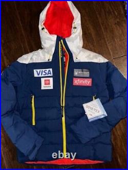 US Ski Team Spyder Rocket GoreTex Infinium Down Jacket Snow Camo Men's Size M