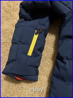 US Ski Team Spyder Rocket GoreTex Infinium Down Jacket Snow Camo Men's Size XL