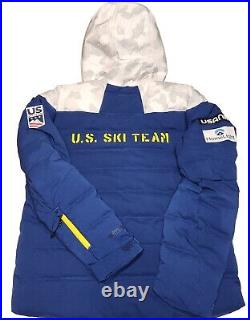 US Ski Team Spyder Rocket GoreTex Infinium Down Snow Camo Jacket Mens Sz-Large