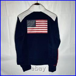 USA Olympic Team Official Polo Ralph Lauren Women's Full Zip Jacket 2022 SIZE M