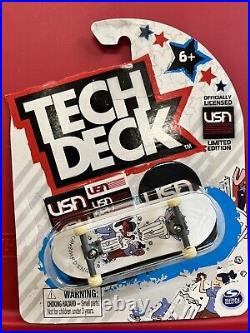 Ultra Rare Tech Deck Team USA Olympics Fingerboards Full Set Of 3 ON CARDS