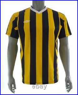 Umbro Football Team Kits Men's Yellow & Black Stripes(L) x 15 Full Sets