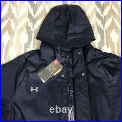 Under Armour Storm Team Infrared Womens Full Zip Jacket Size S 1247793 410