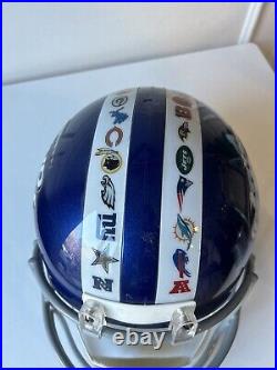 VERY RARE BUD LIGHT FULL SIZE NFL FOOTBALL HELMET with TEAMS LOGOS ON IT Replica