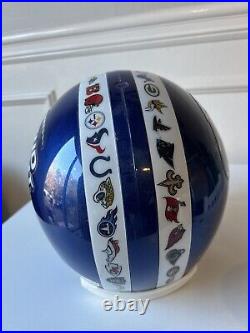 VERY RARE BUD LIGHT FULL SIZE NFL FOOTBALL HELMET with TEAMS LOGOS ON IT Replica