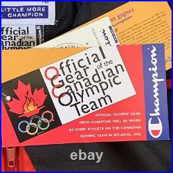 Vintage Olympic Atlanta 1996 Canadian Team Champion Jacket XL NWT