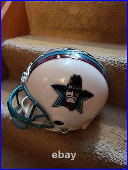Vintage San Antonio Texans CFL Full Size Football Team issued VSR 4 Helmet