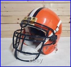 Vintage Syracuse Orangemen Team Issued Game Schutt Air Football Helmet LOA 1993