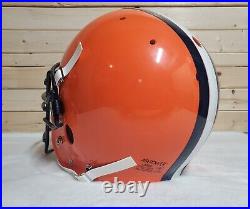 Vintage Syracuse Orangemen Team Issued Game Schutt Air Football Helmet LOA 1993