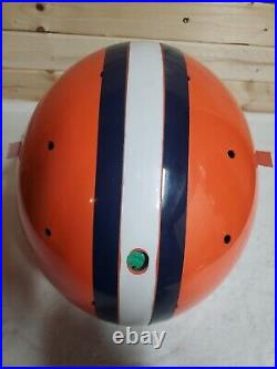 Vintage Syracuse Orangemen Team Issued Game Schutt Air Football Helmet LOA 1993