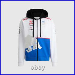 Visa Cash App RB F1 2024 Team Full Zip Hoodie White