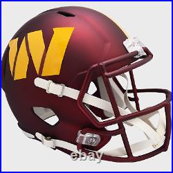 WASHINGTON COMMANDERS NFL Riddell SPEED Replica Football Helmet