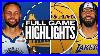 Warriors At Lakers Nba Preseason Full Game Highlights October 15 2024