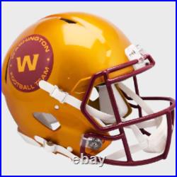 Washington Football Team Full Size Authentic Revolution Speed Football Helmet FL