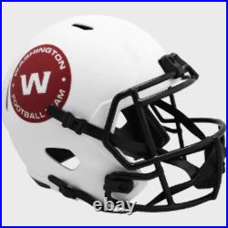 Washington Football Team Full Size Speed Replica Football Helmet LUNAR NFL