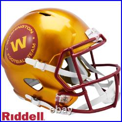 Washington Redskins Football Team Flash Riddell Speed Replica Full F/S Helmet
