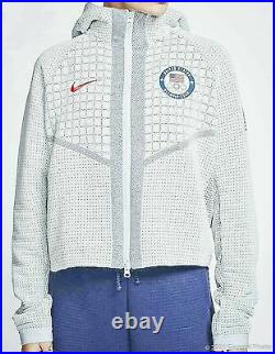Women's Nike Tech Fleece Full Zip Team USA Olympic Hoodie CT2582-043 Multi Sizes
