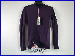 Women's Rapha Pro Team Long Sleeve Full Zip Thermal Jersey Size S Purple
