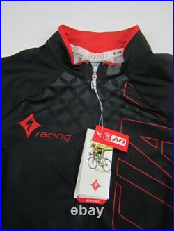 Womens Medium Specialized SL Pro Team black red full zip cycling jersey