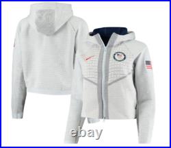 Womens Nike Tech Fleece Full Zip Team USA Olympic Hoodie CT2582-043 olympics new